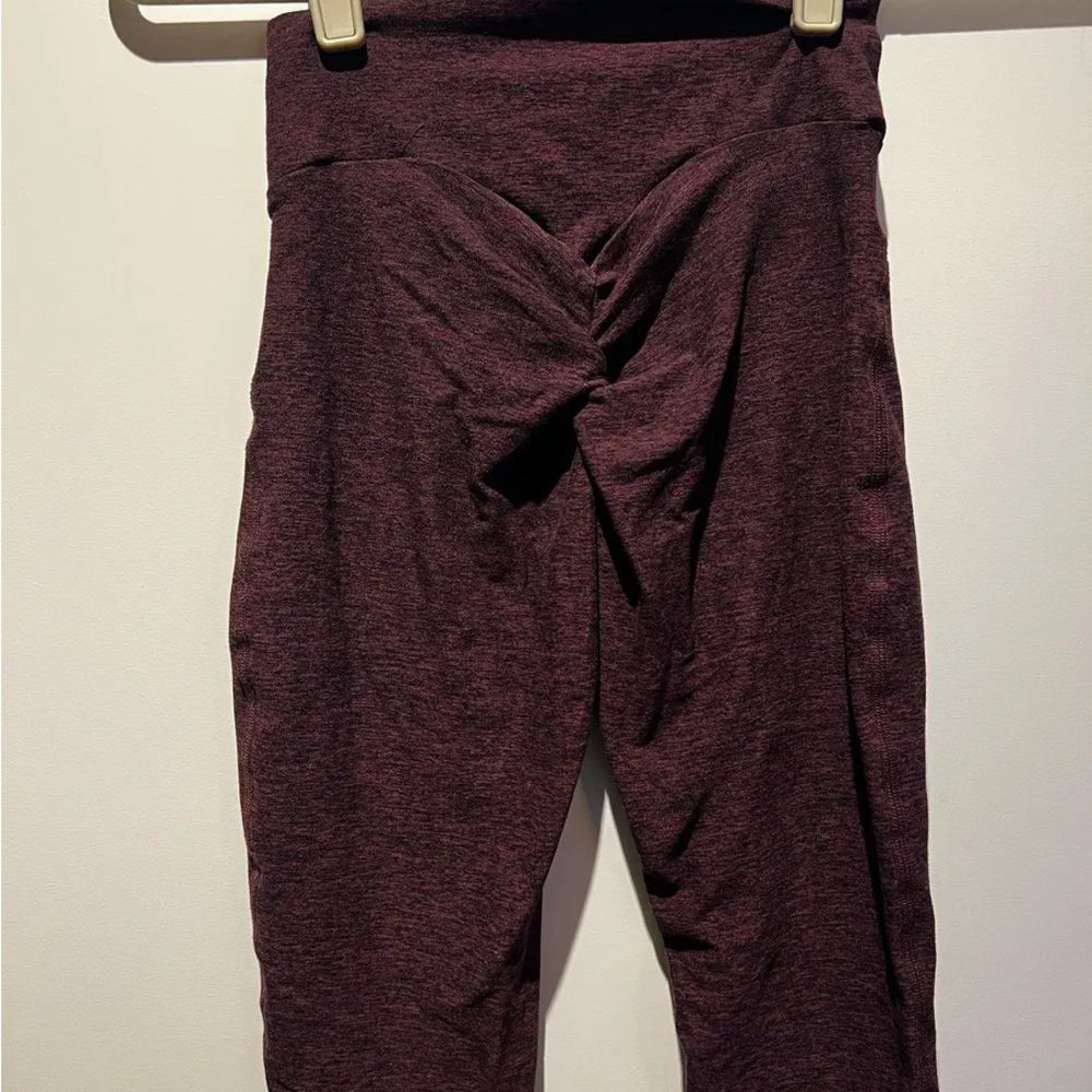Bombshell Sportswear Burgundy Leggings